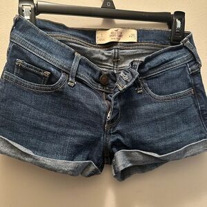 Hollister jeans shorts. Size 1